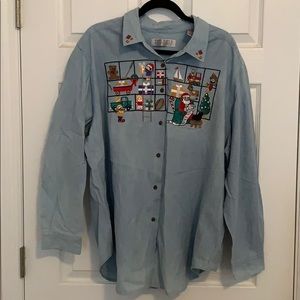 Karen Scott 3X Christmas shirt